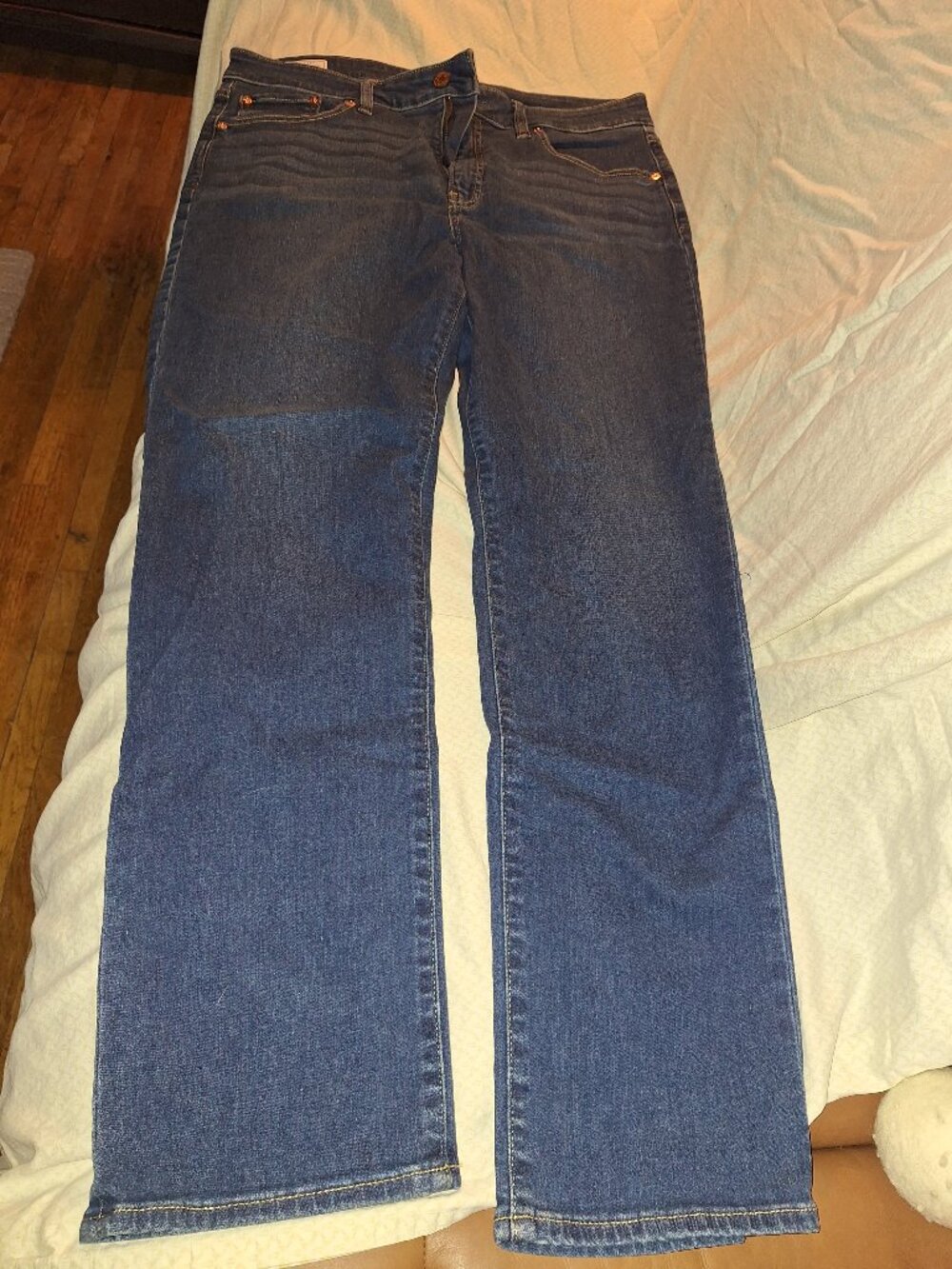 GAP Classic Straight High Rise Jeans Women’s Size 33/16R Dark Wash